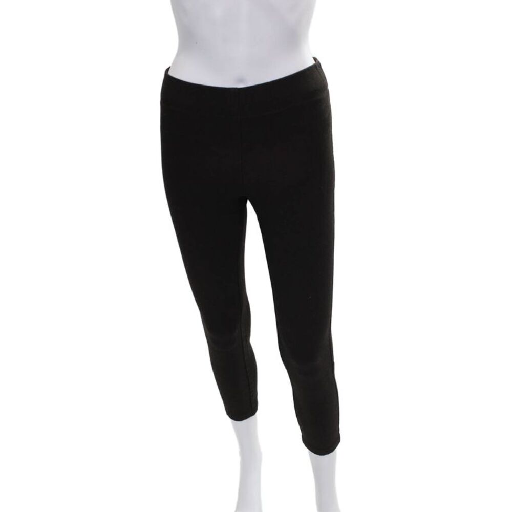 Joseph Womens Cropped Black Leggings Viscose Size 36